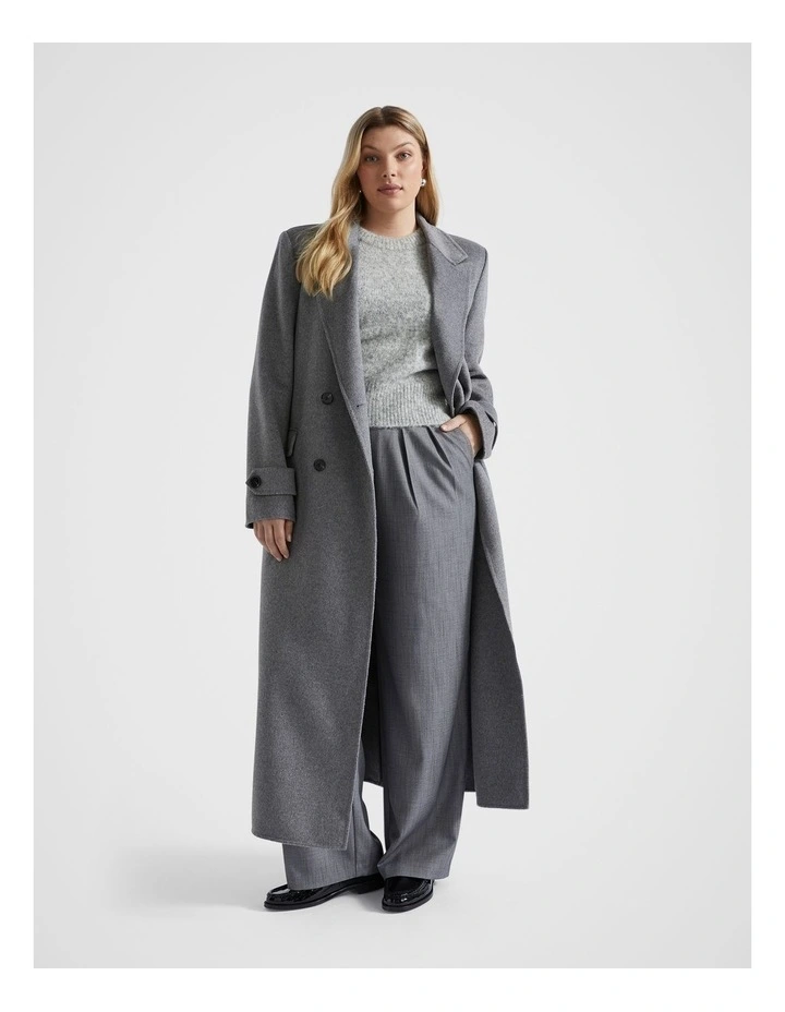Pleat Front Tailored Trouser in Grey image 1