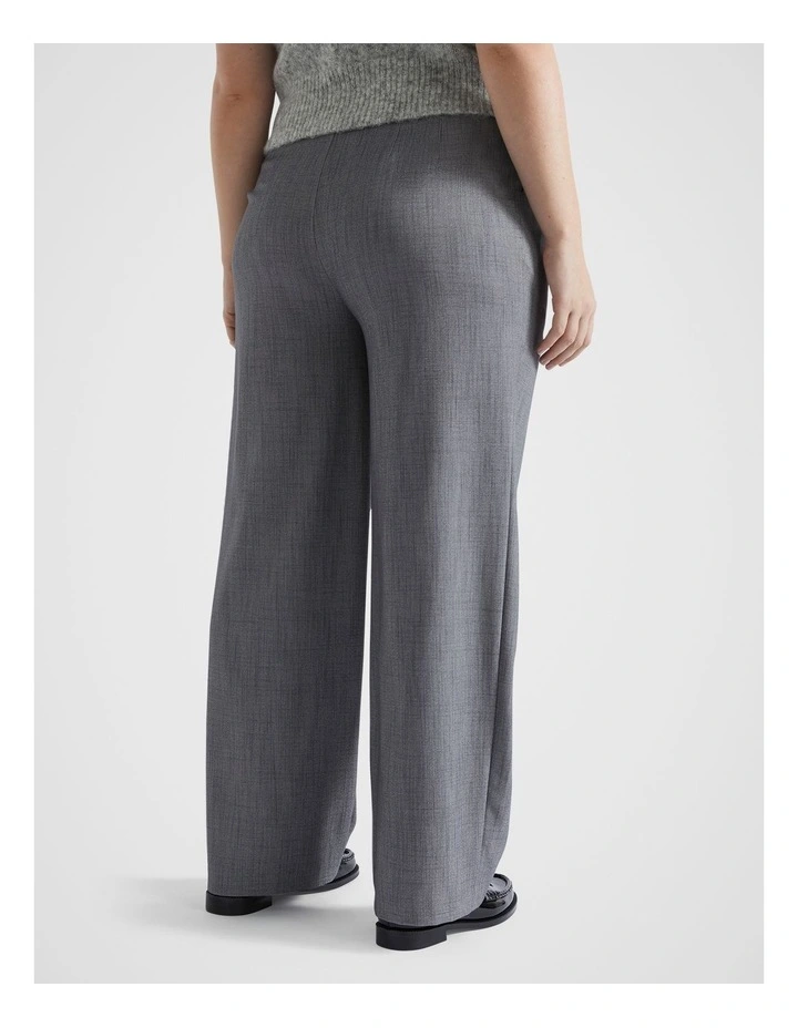 Pleat Front Tailored Trouser in Grey image 2