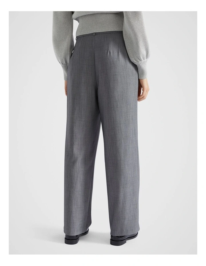 Pleat Front Tailored Trouser in Grey image 6