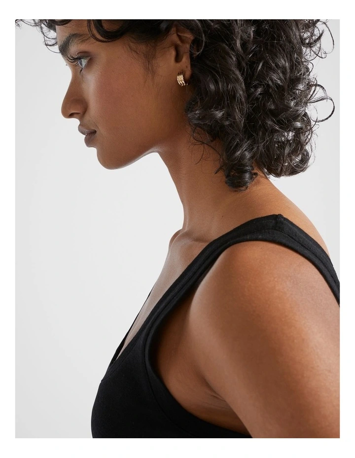 Babywool Tank in Black image 2
