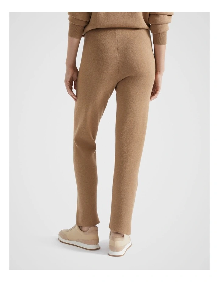 Double Knit Trackpant in Deep Chai image 3