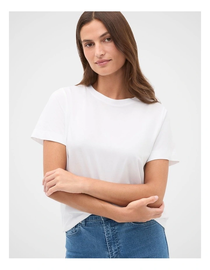 Core Neat Tee in Whisper White image 1