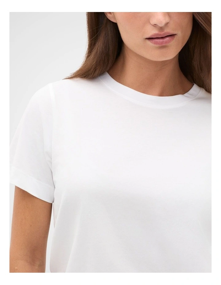 Core Neat Tee in Whisper White image 3