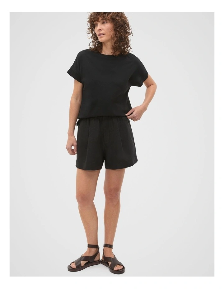 Core Longline Tee in Black image 3