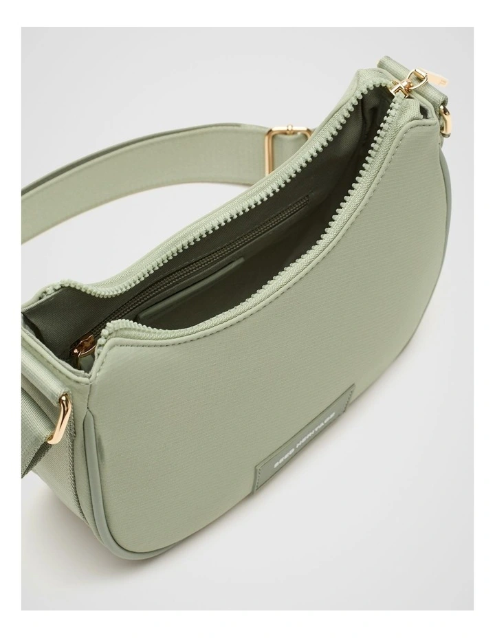 Essential Logo Crossbody Bag in Pale Olive image 5