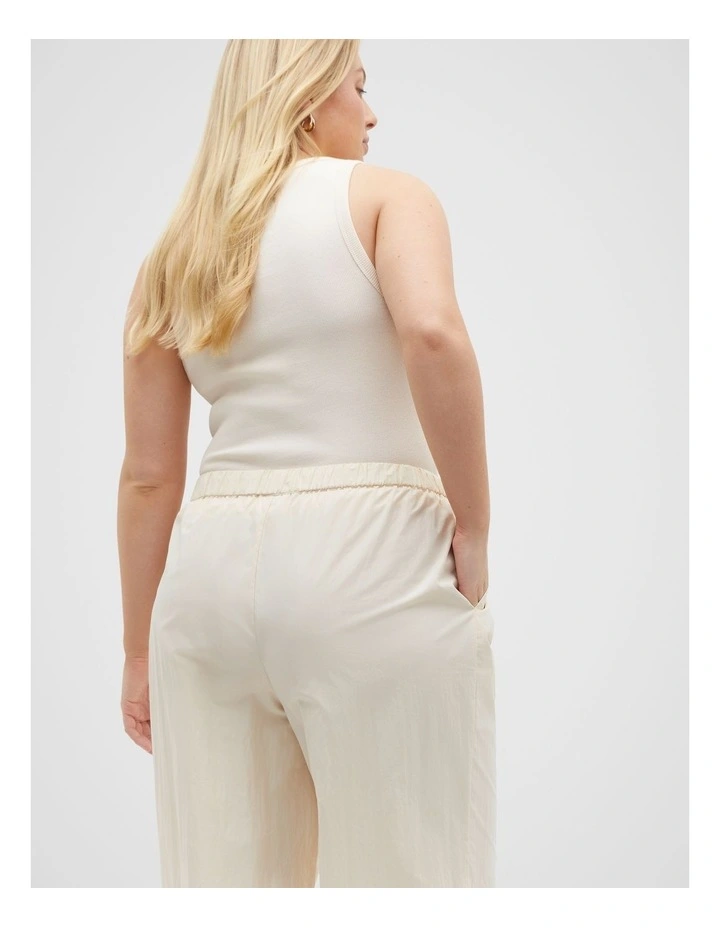 Australian Cotton Rib Tank in Cream image 6