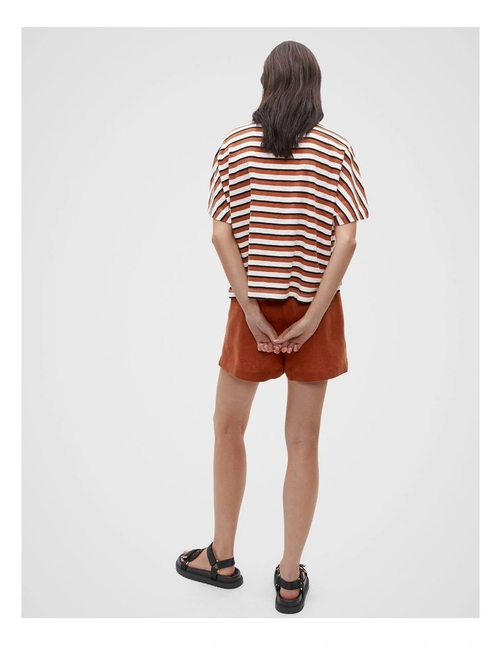 Batwing Tee in Multi Stripe image 2