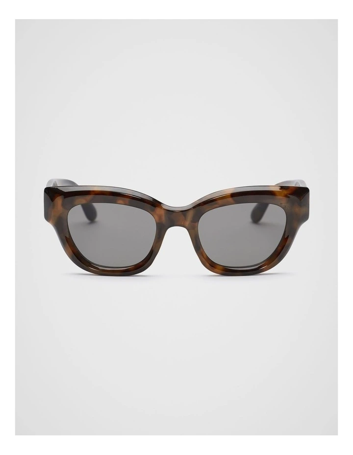 Rachel Cat Eye Sunglasses in Dark Tort image 1