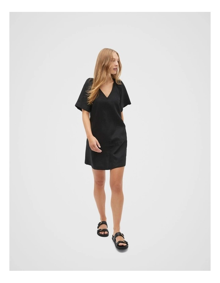 knit black mini dress Sonelle Knit Mini Dress Black
