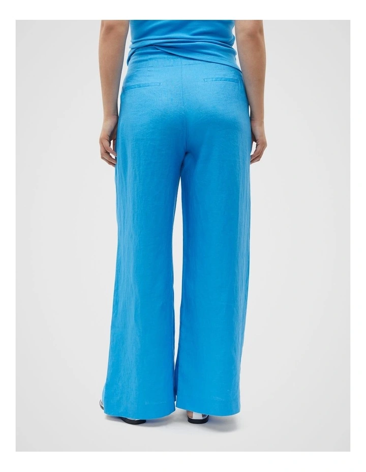 Core Linen Waisted Pant in Amalfi image 6