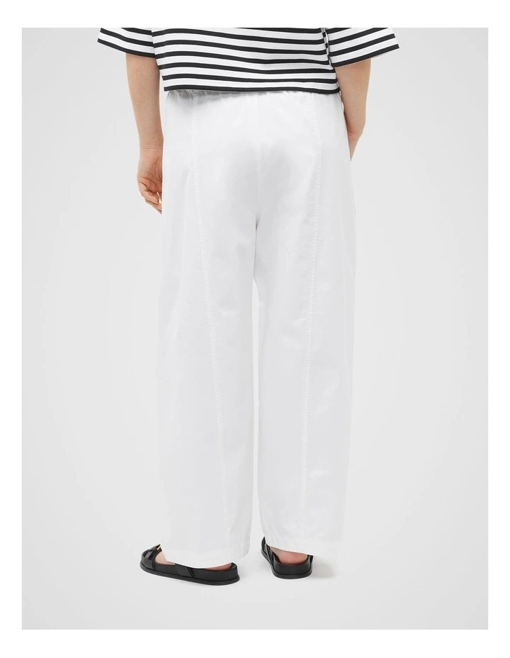 Barrel Leg Jogger Pant in Whisper White image 6