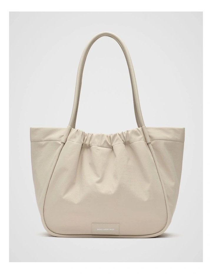 Seed Essential Logo Tote in Cool Sand image 3