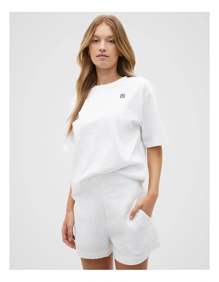 Heritage Logo Tee in Whisper White image 1