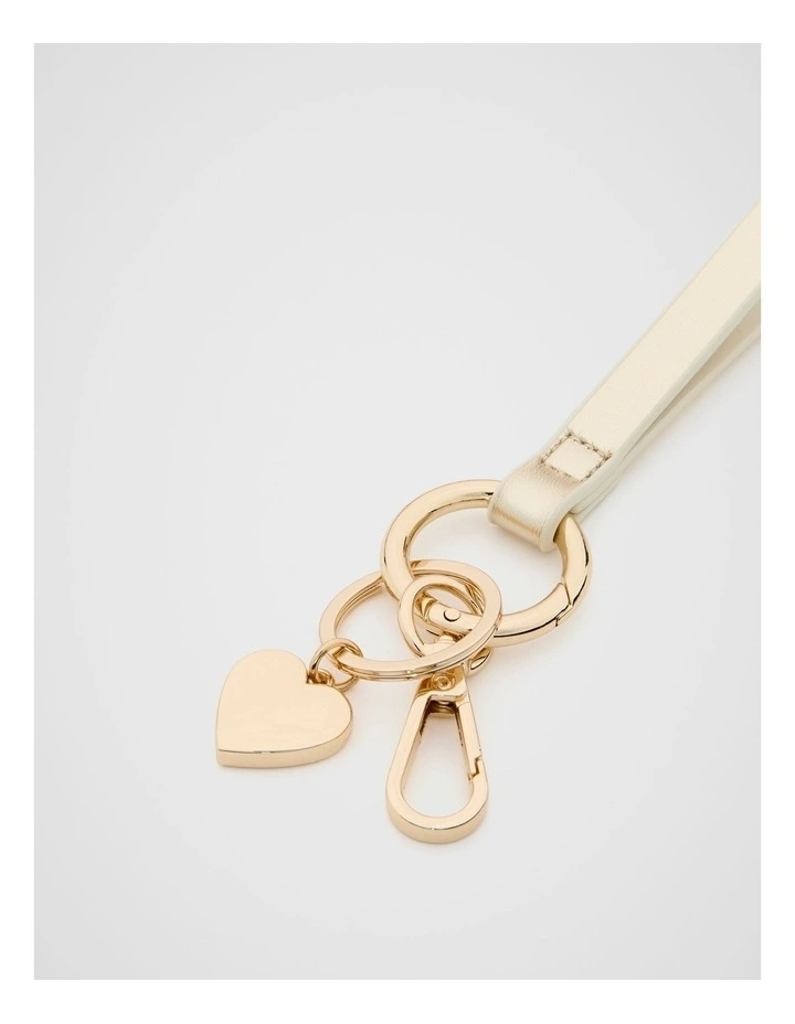 Wrist Letter Strap Heart in Gold image 2