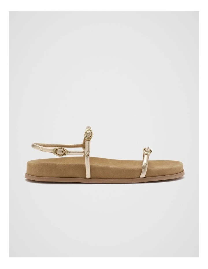 Scarlet Sandal in Pale Gold image 1