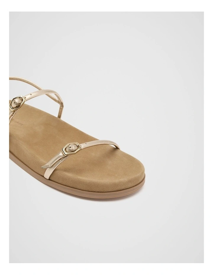 Scarlet Sandal in Pale Gold image 4