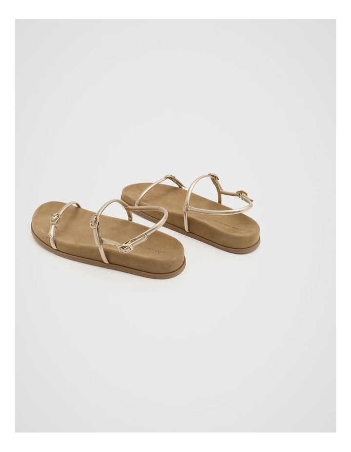 Scarlet Sandal in Pale Gold image 5