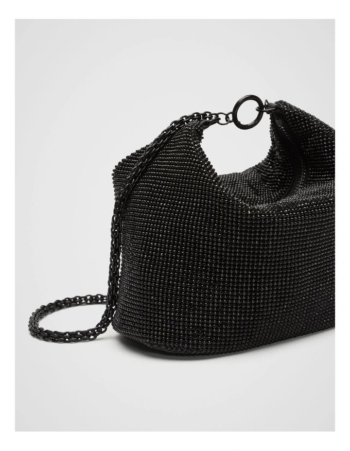 Embellished Handbag in Black image 4