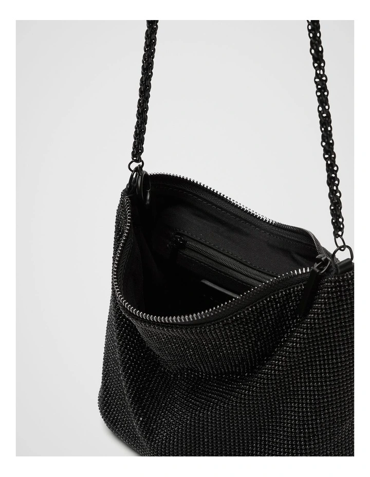 Embellished Handbag in Black image 5