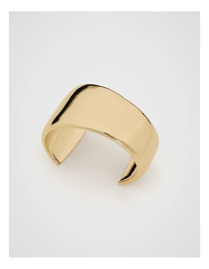 Angular Cuff in Gold image 3