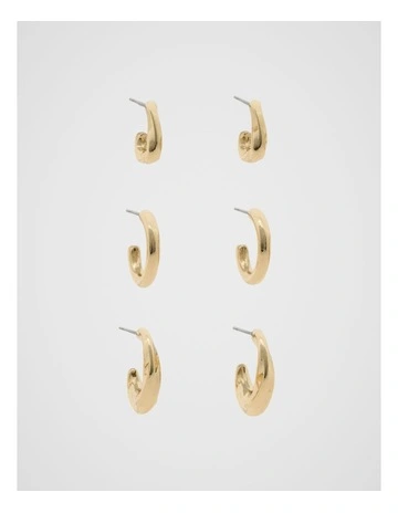 Sculptural Twist Ear Pack in Gold