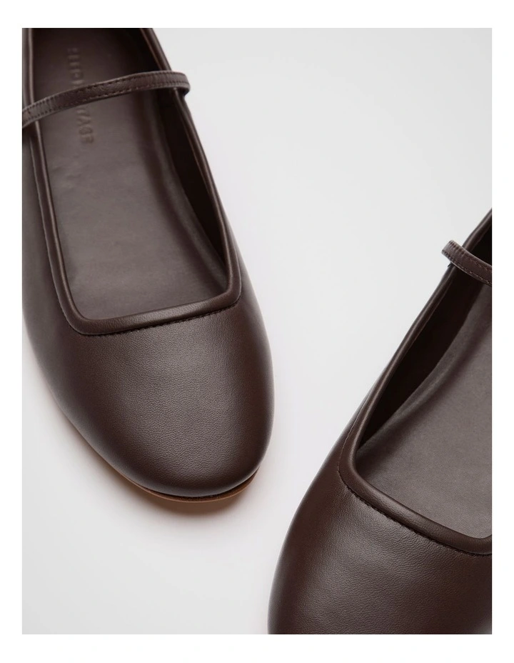 Kai Ballet Flat in Dark Espresso image 4