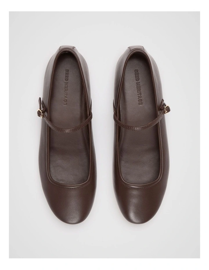 Kai Ballet Flat in Dark Espresso image 5