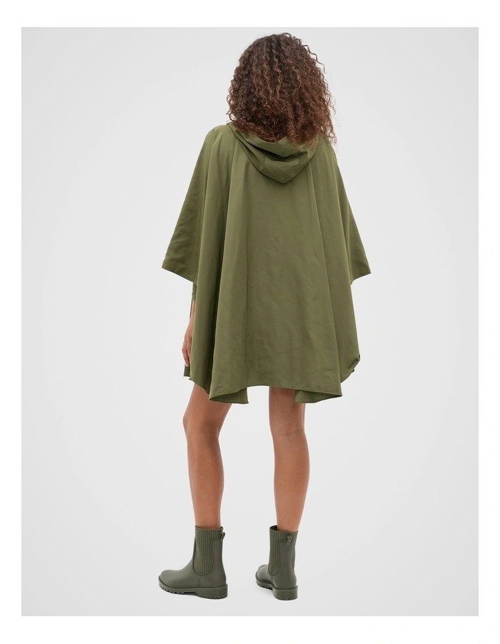 Packable Rain Poncho in Rainforest image 2