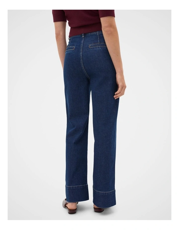 Core Wide Leg Pocket Jean in Neptune Wash image 2