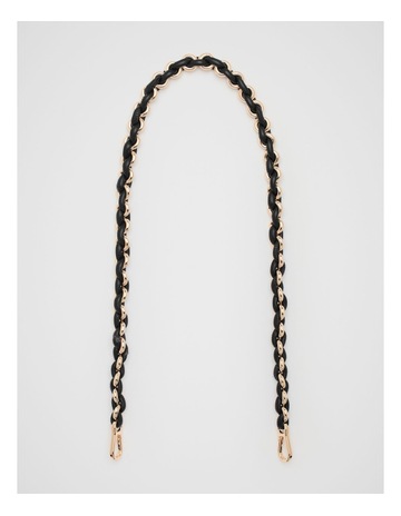 Chain Shoulder Strap in Black