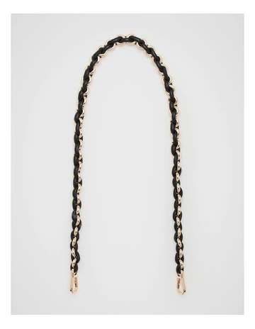 Chain Shoulder Strap in Black