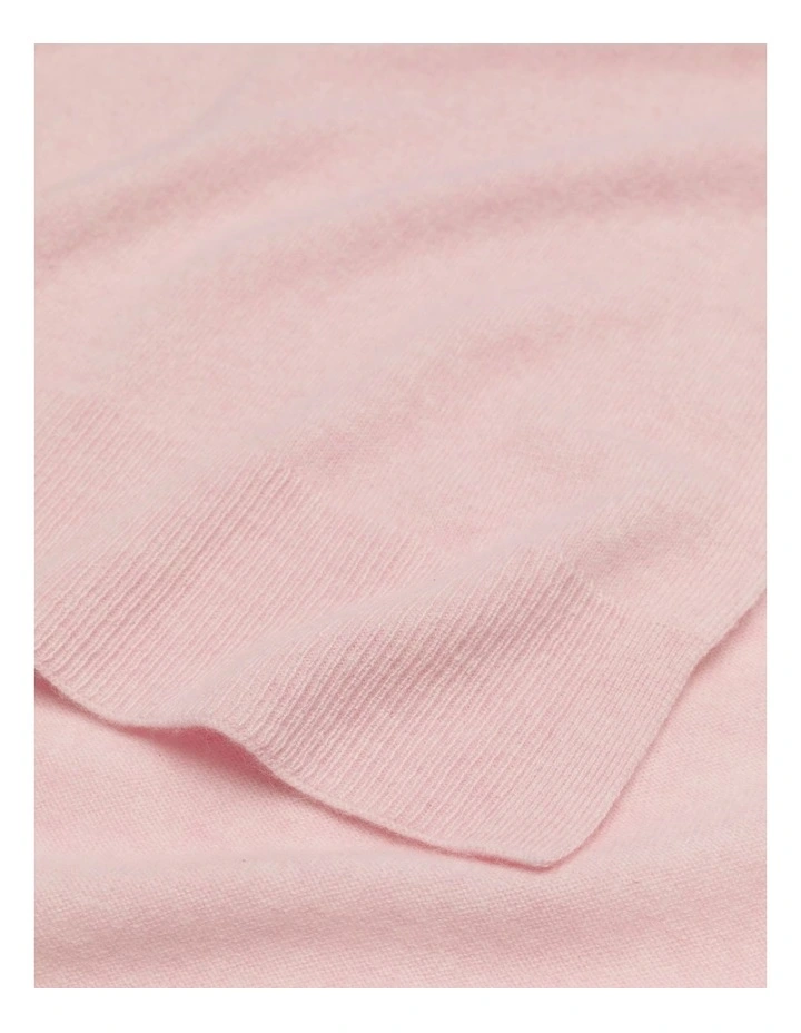 Cashmere Scarf in Rose Petal Marle image 3