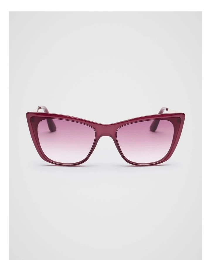 Dana Eye Sunglasses in Plum Red image 1