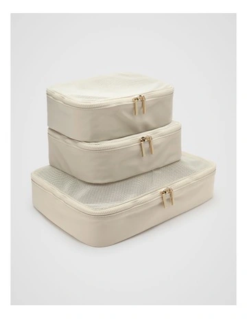 Packing Cubes 3 Pack in Oat