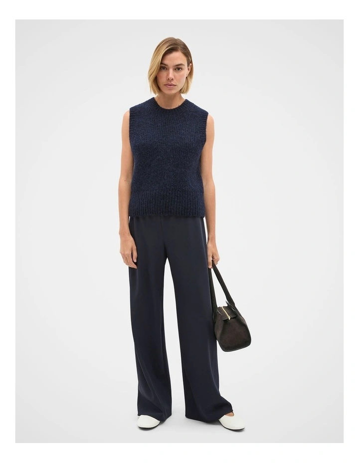 Easy Wide Leg Pant in Twilight Blue image 4