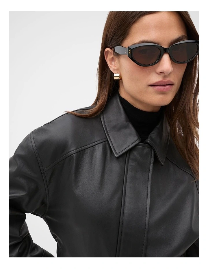 Lida Eye Sunglasses in Black image 2