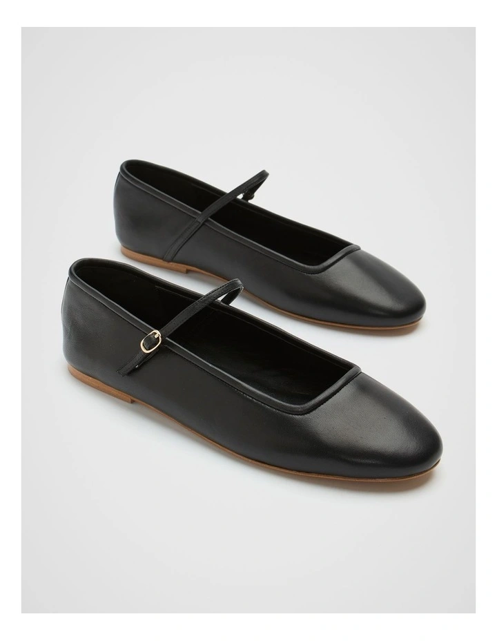 Kai Ballet Flat in Black image 3