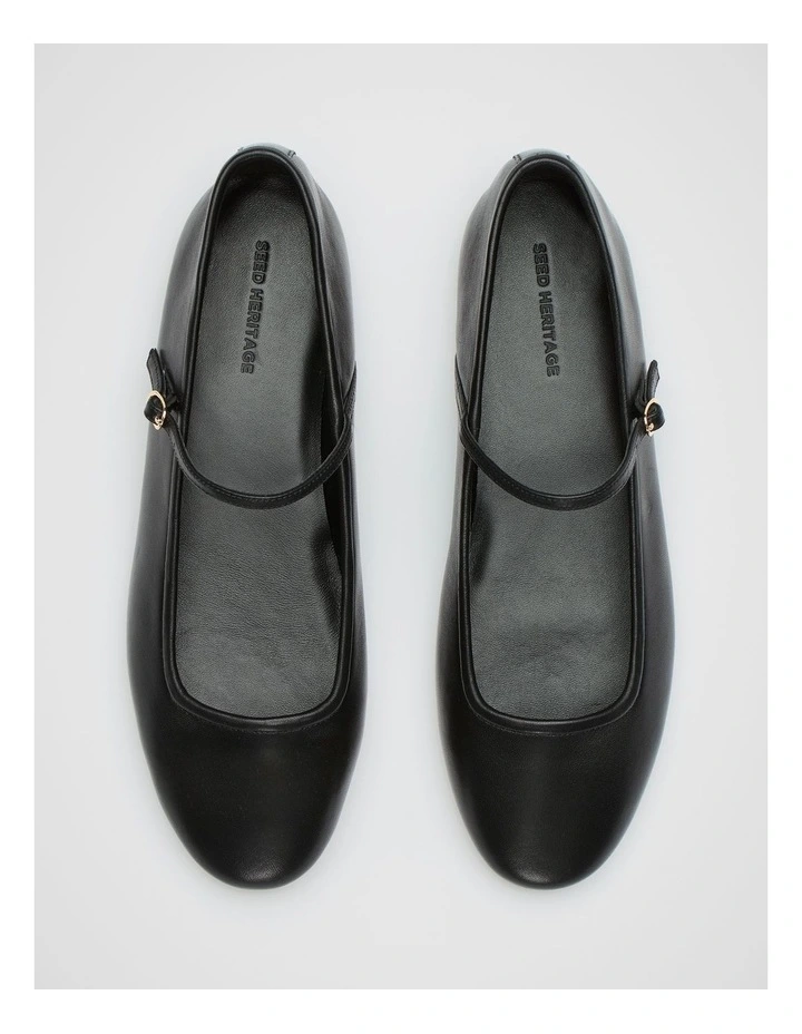 Kai Ballet Flat in Black image 4