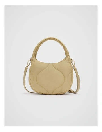 Quilted Mini Bag in Cashew