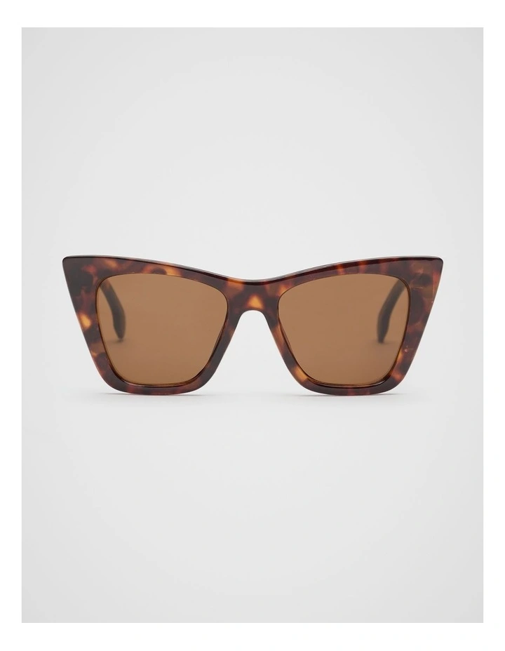 Paola Designer Catseye Sunglasses in Dark Tort image 1