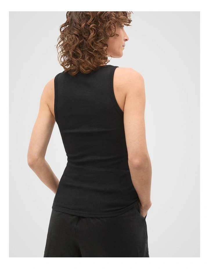 Hardware Detail Tank in Black image 2
