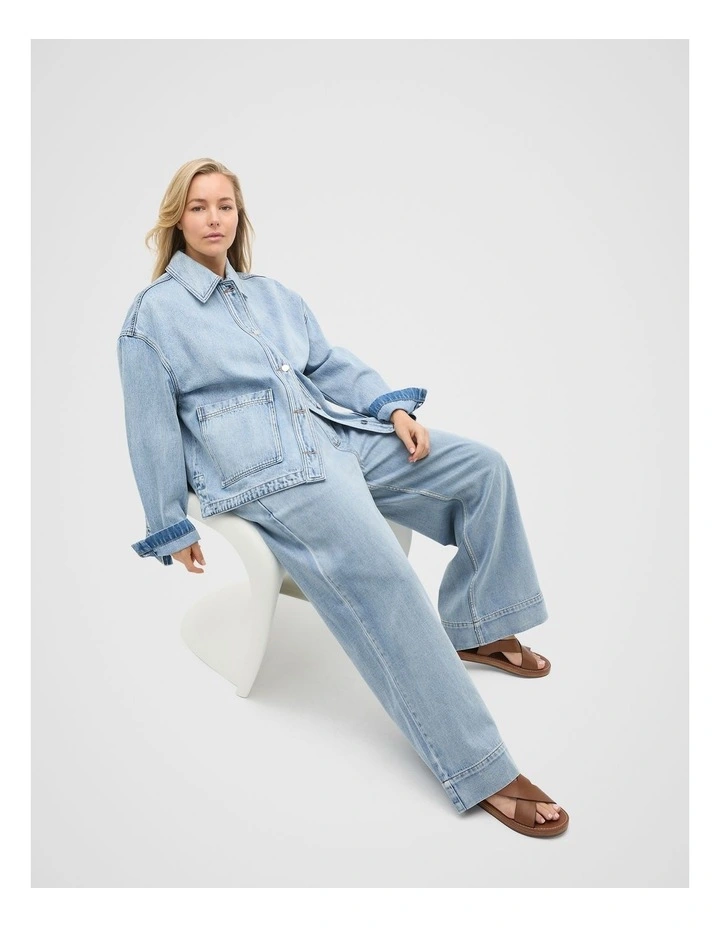 Denim Jacket in Blue image 3