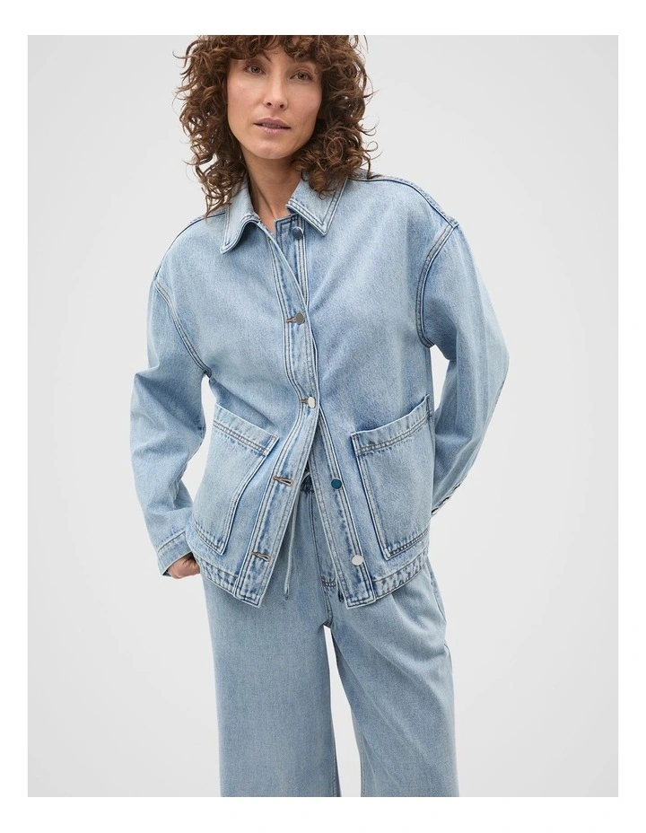 Denim Jacket in Blue image 4