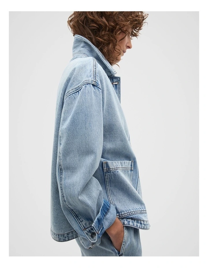 Denim Jacket in Blue image 7