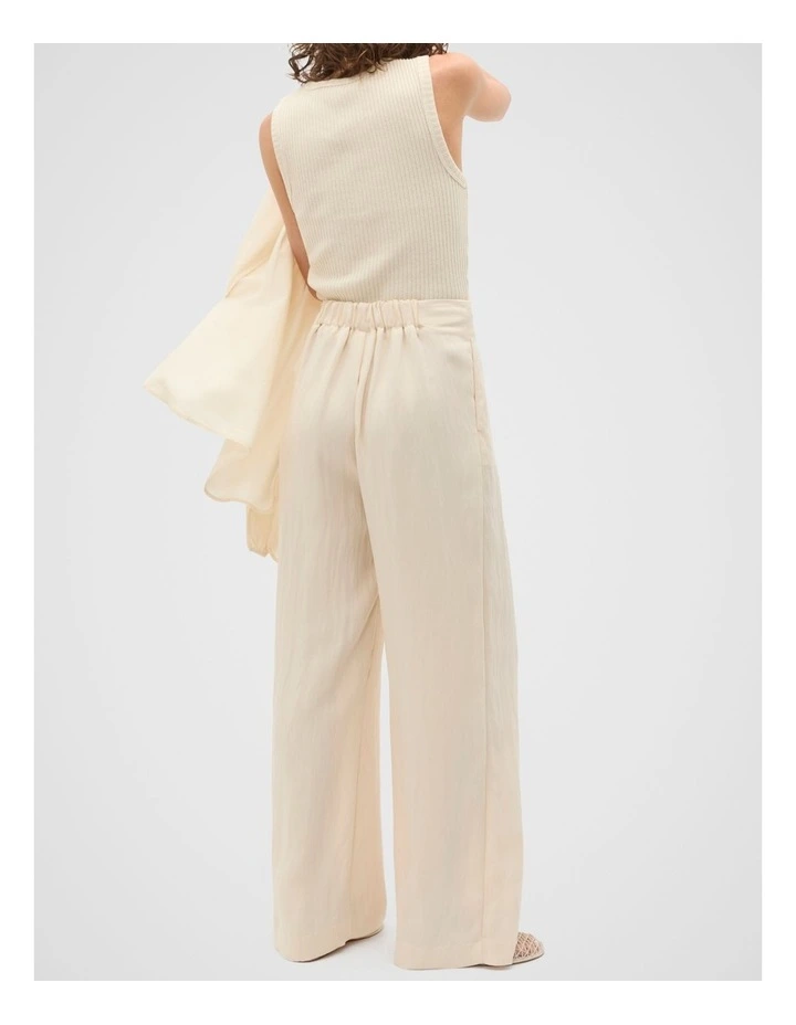 Relaxed High Waist Pant in Tofu image 2