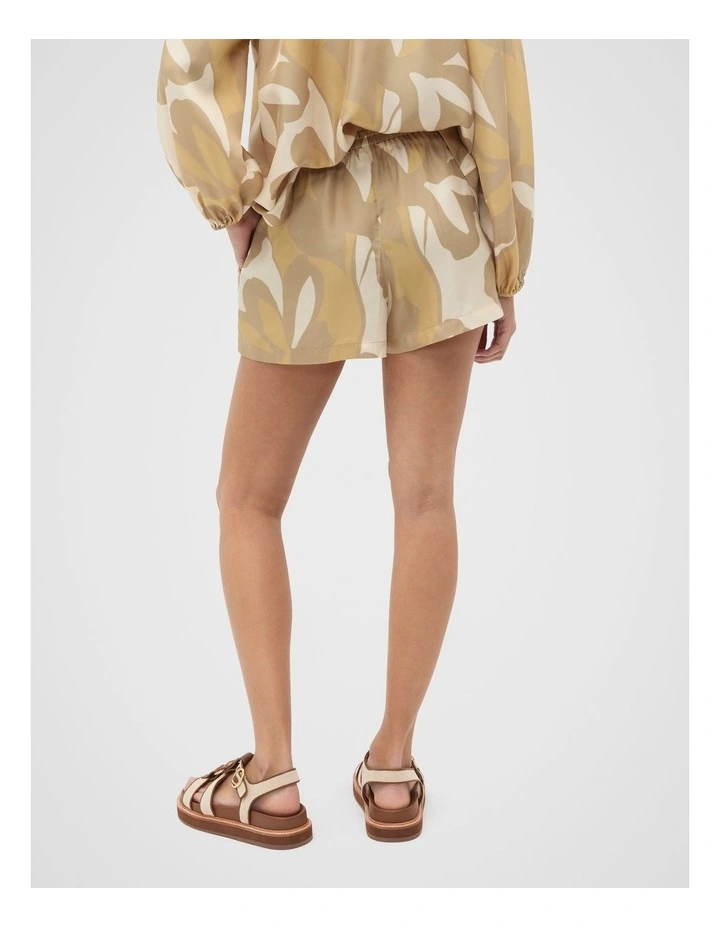 Satin Printed Short in Multi image 2