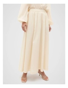 Voile Maxi Skirt in Tofu