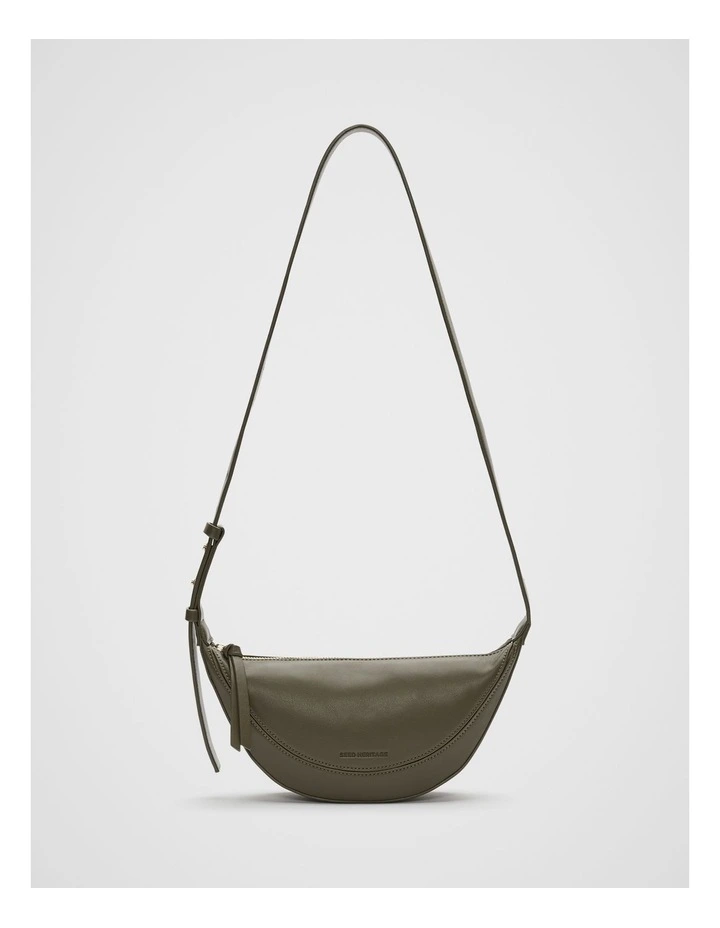 Relaxed Crossbody Bag in Olive Leaf image 1