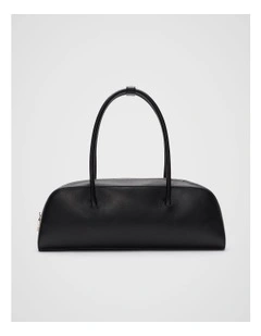 Structured Shoulder Bag in Black