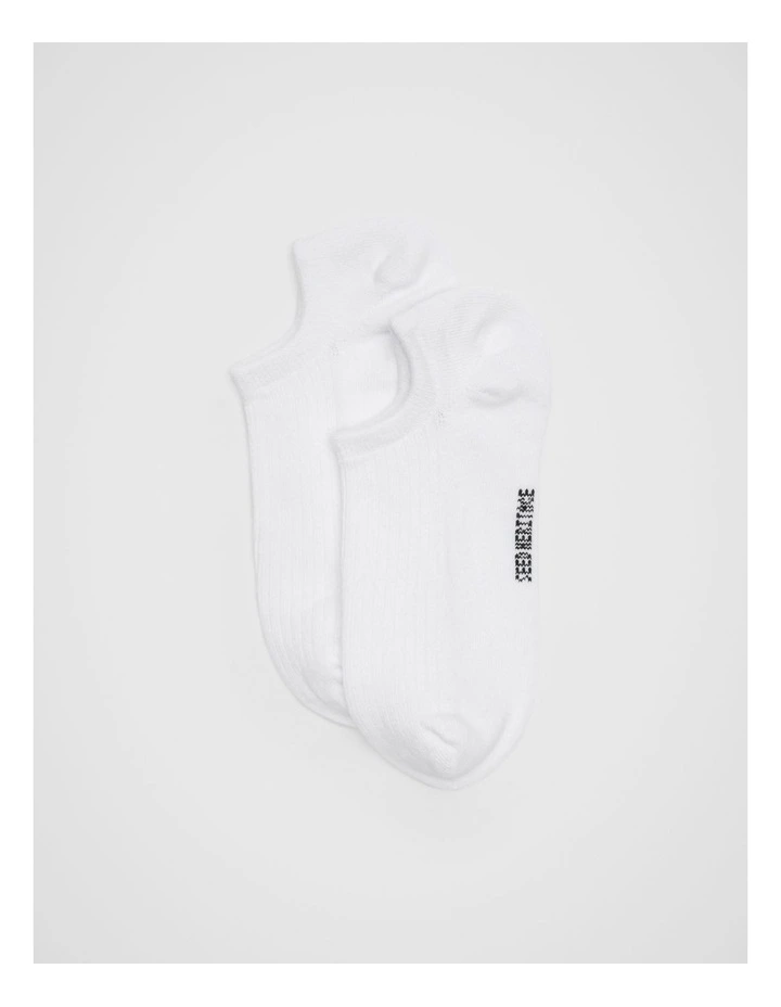 Core Sneaker Sock in White image 1